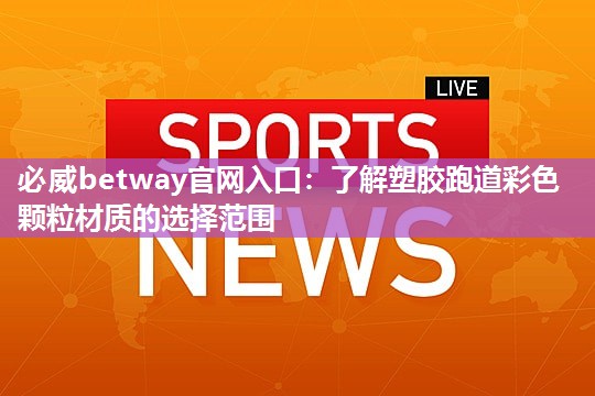 必威betway官网入口：了解塑胶跑道彩色颗粒材质的选择范围